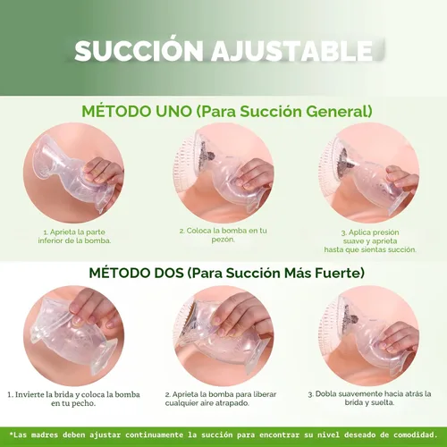 Vista 4 de Haakaa Extractor de leche manual de silicona con base 4oz/3.4 fl oz+tapa Rosa (Blush)