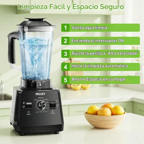 Vista 8 de Blender Smoothie & Grinder, 1000/2400W 25K RPM, 68oz, BPA-Free, Kitchen