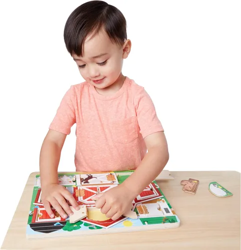 Vista 8 de Melissa & Doug–Granja magnética, juego de escondidas, Multicolor