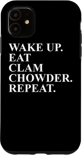 Vista 6 de Ropa para iPhone 12 mini almejas Chowder, increíble funda divertida con diseño de amante de los Chowders