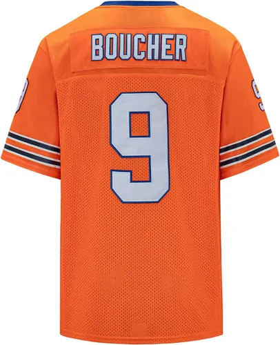 Vista 3 de Camiseta de fútbol juvenil The Waterboy Bobby Boucher #9 Adam Sandler Movie Shirt para niñosniños S-XL