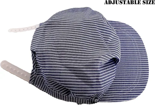Vista 3 de Kit de vestir de conductor de tren para niños - Sombrero, silbato y bandana