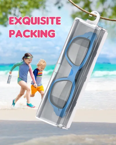 Vista 6 de Gafas de natación para niños, gafas de natación para niños de 6 a 14 años, gafas de piscina con protección UV antivaho para niños y niñas