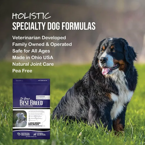 Vista 6 de Best Breed Dieta para perros de raza grande fabricada en Estados Unidos [alimento seco natural para perros] – 4 libras.