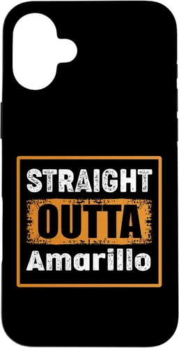 Vista 23 de Straight Outta Amarillo Texas USA Retro Distressed Vintage Case for iPhone 17
