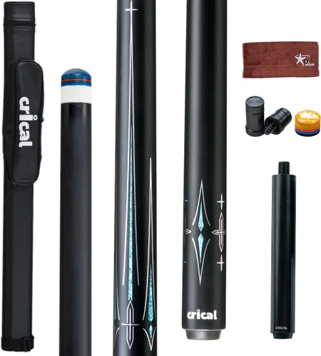 Vista 18 de CRICAL Carbon Fiber Pool Cue Stick 58in Low Deflection Billiard Cue