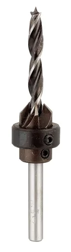 Vista 2 de kwb Broca espiral de madera de 9.8 ft m con avellanador y tope de profundidad, acero ajustable del CV