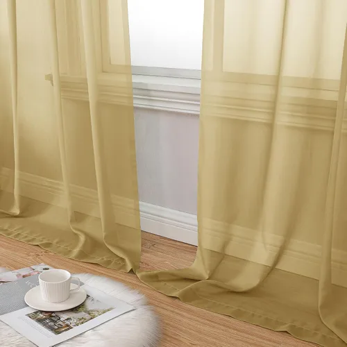 Vista 94 de Aiyufeng 2 paneles de cenefa transparente negra de 14 pulgadas de largo, cortinas cortas negras transparentes para dormitorio, cortinas de cocina