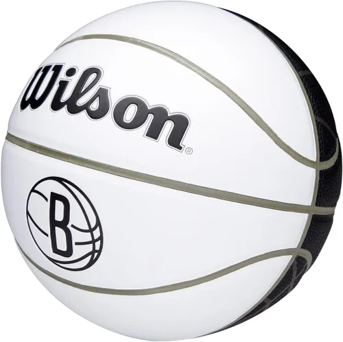 Vista 2 de WILSON Mini baloncesto con autógrafo del equipo de la NBA - Brooklyn Nets