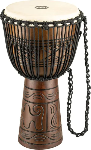 Vista 17 de Meinl Percussion Tambor Djembe 8" x 15.75" - NO HECHO EN CHINA Artefacto