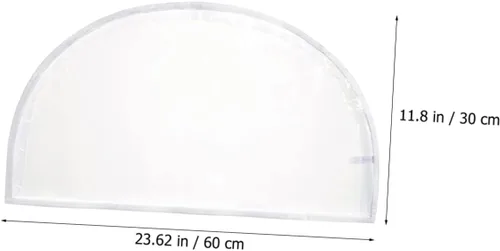 Vista 2 de Cabilock Juego de 18 piezas de ropa transparente para colgar el hombro, para ropa, bolso de mano, fundas de traje transparentes, bolsa de ropa