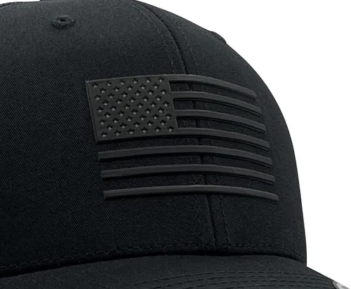 Vista 3 de The Pride Sombrero de bandera americana para hombre y mujer, parche de béisbol de alta calidad, diseñado en Estados Unidos