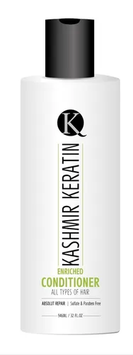 Vista 8 de Kashmir Keratin Acondicionador enriquecido sin sulfatos parabenos para todo tipo de cabello, nueva presentación (16 onzas líquidas)