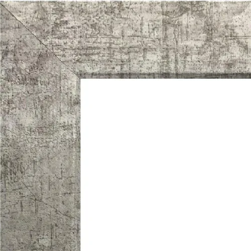 Vista 3 de Marco de póster de madera de 3 x 3 pulgadas, acabado liso plateado con acabado de madera compuesta para decoración de pared