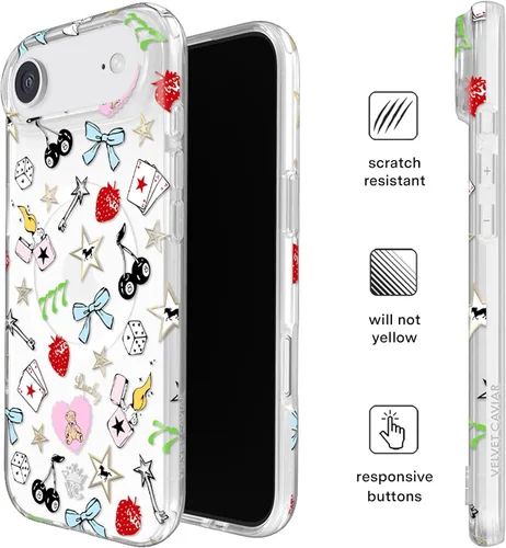 Vista 591 de VELVET CAVIAR Funda para iPhone 15, compatible con MagSafe, probada contra caídas de 10 pies, fundas protectoras de diseño, leopardo color rosa