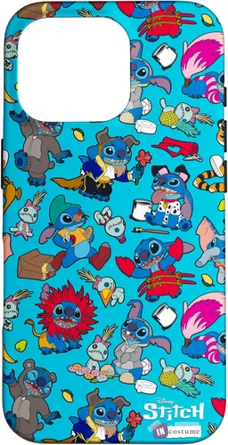 Vista 20 de iPhone 16 Disney 100 Stitch in Costume Disney Characters and Scrump Case