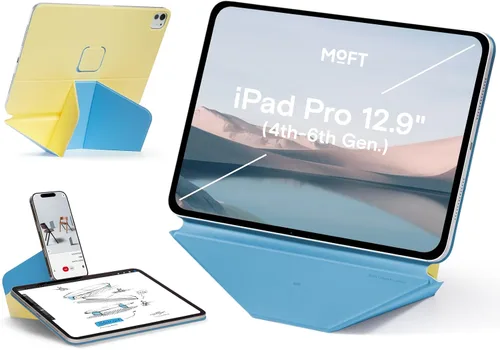 Vista 19 de MOFT Soporte dinámico para tablet compatible con iPad mini A17 Pro 2024 y iPad mini 6th A15 2021, funda magnética delgada para tablet con más de 20