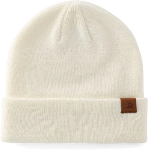 Vista 3 de Home Prefer Gorro de invierno para hombre, de punto acrílico, cálido, para mujer