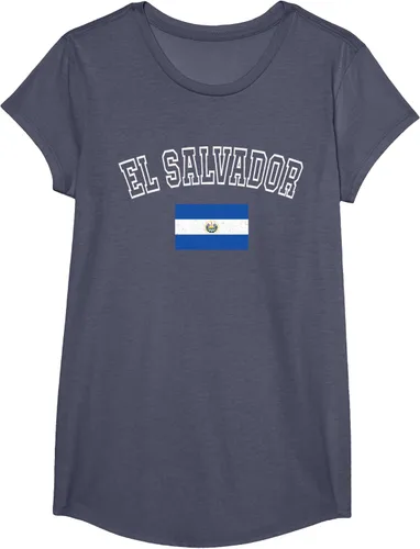 Vista 19 de Camiseta vintage con diseño de la bandera de El Salvador