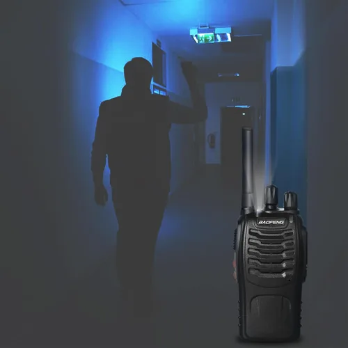 Vista 6 de BAOFENG Walkie Talkies para adultos 888S - Radios bidireccionales recargables de largo alcance con auriculares, radio FRS portátil de mano