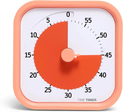 Vista 18 de TIME TIMER Home MOD - Temporizador visual de 60 minutos Edición para el hogar, herramienta de estudio de operación silenciosa para escritorio