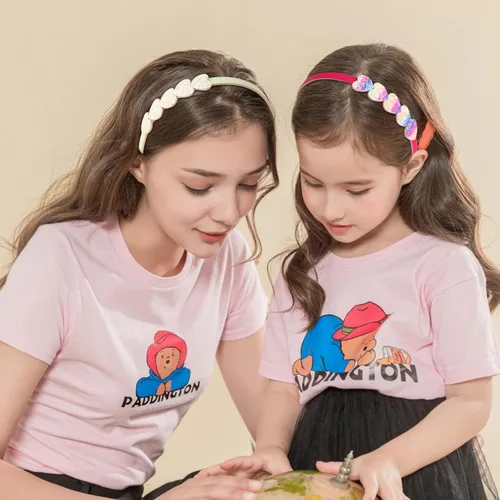Vista 5 de Diademas para niñas, 10 unidades, diadema brillante para bebé, bandas para el cabello con purpurina, bandas coloridas para la cabeza para niñas