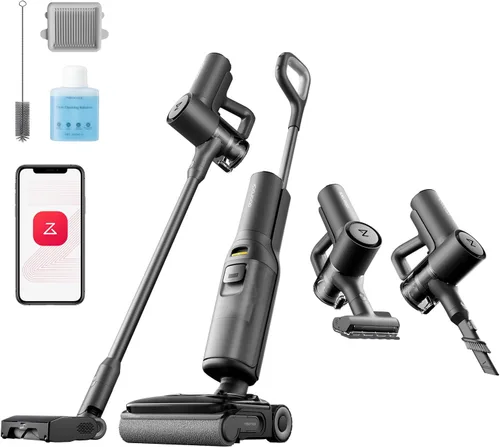 Vista 11 de Roborock F25 GT Set - Aspiradora y trapeador inalámbrico en seco y húmedo, limpiador de suelos de 20000Pa para pisos de baldosas y suelos duros