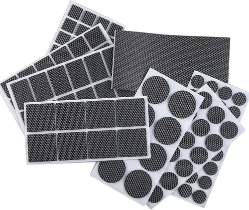 Vista 9 de Furnigear Almohadillas antideslizantes para muebles, autoadhesivas, antideslizantes, almohadillas resistentes para suelos de madera dura