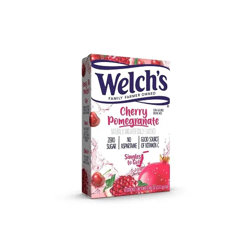 Vista 2 de SINGLES TO GO! Welch's - Paquete variado de 6 unidades, fresa, melocotón, cereza, granada y uva