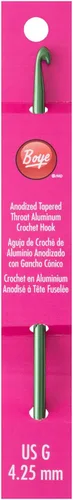 Vista 5 de Aguja de aluminio para tejer crochet, 6'' - L11/8mm