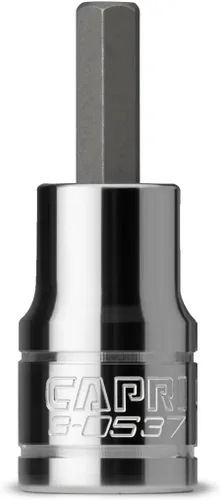 Vista 17 de Capri Tools 3-0531 2 mm Llave allen hexagonal, 1/4-pulgada de unidad, métrica
