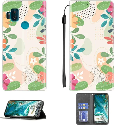 Vista 180 de jioeuinly ATT Motivate 2 - Funda compatible con ATT Motivate 2, funda con soporte abatible y cierre magnético DJS