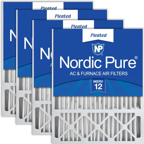Vista 15 de Nordic Pure 16x25x5 (15_3/4 x 24_3/4 x 4_3/8) Honeywell/Lennox Filtro de aire de reemplazo MERV 8 1 unidad
