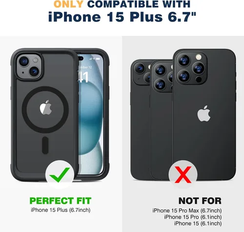 Vista 556 de DIACLARA - Funda transparente compatible con iPhone XR 6.1 pulgadas 2018