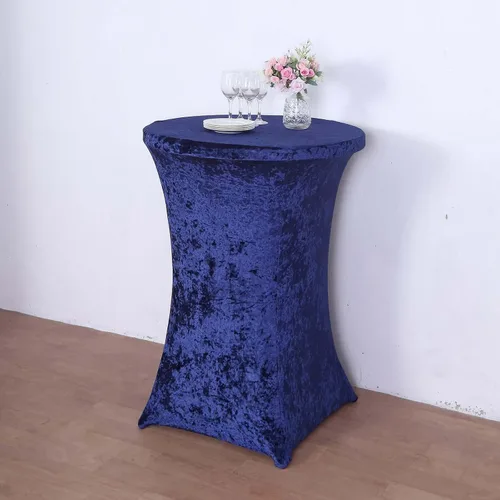 Vista 12 de Efavormart - Funda para mesa de cóctel, color beige