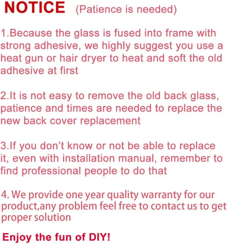 Vista 7 de Reemplazo de vidrio trasero OEM para iPhone 14 6.1 pulgadas con kit de herramientas de reparación (azul)