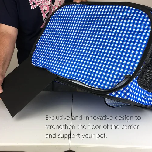 Vista 7 de Pet Fit For Life Jaula de gato plegable o portátil (24 x 16 x 15 pulgadas) tamaño mediano (24 x 16 x 15 pulgadas) y juguete de plumas para gatos