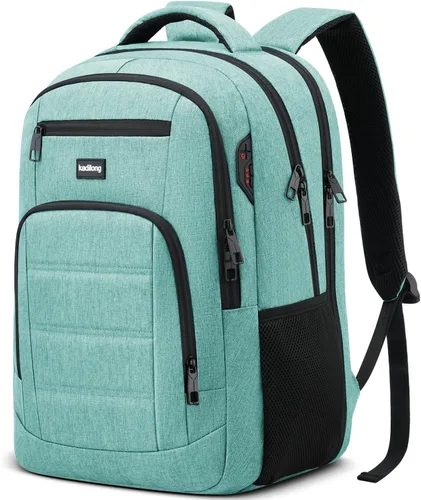 Vista 9 de kadilong Mochilas escolares para adolescentes y niños, mochila para laptop para hombre, bolsa de computadora universitaria con puerto de carga USB