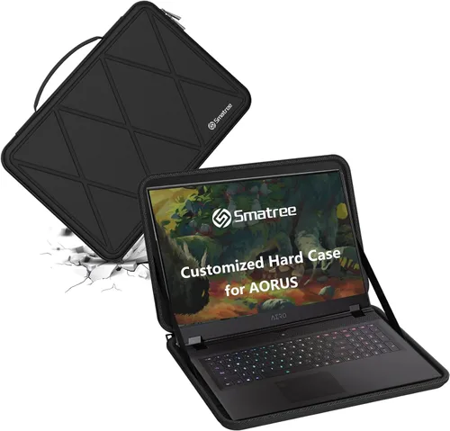 Vista 17 de Smatree Funda protectora rígida de EVA compatible con portátil GIGABYTE U4 UD de 14 pulgadas, GIGABYTE de 14 pulgadas, funda de transporte