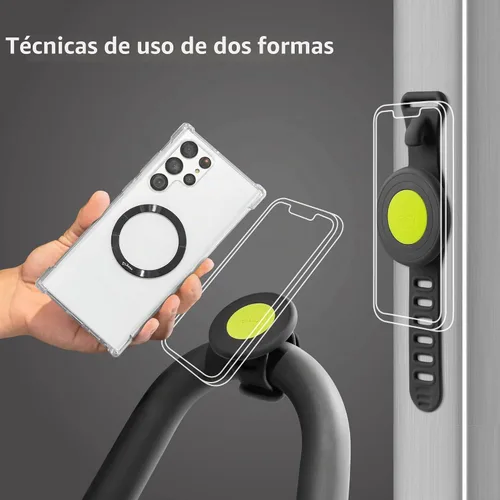 Vista 4 de Bone Soporte magnético para teléfono de gimnasio, soporte MagSafe