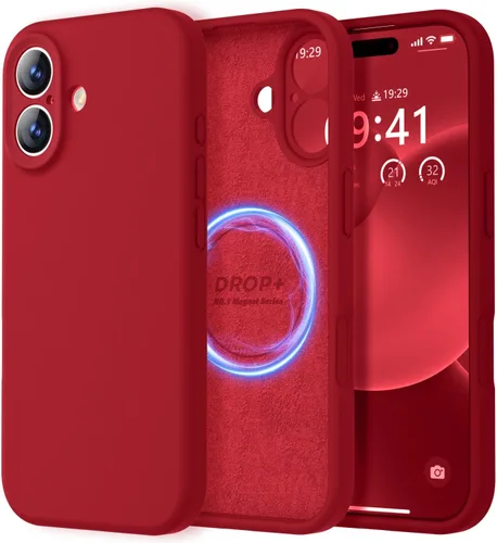 Vista 374 de LOVE 3000 Diseñada para Funda iPhone Air, Silicona Premium [Compatible con Magsafe][Forro de Microfibra Suave Anti-Rayones] Funda Protectora
