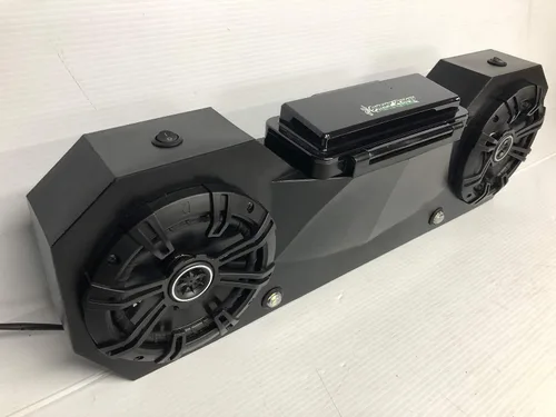 Vista 4 de Universal Radio Stereo bt Capable Barra de sonido utv Carrito de golf Altavoces pods