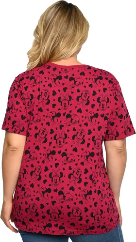 Vista 2 de Disney Camiseta de talla grande para mujer con estampado de Minnie Mouse