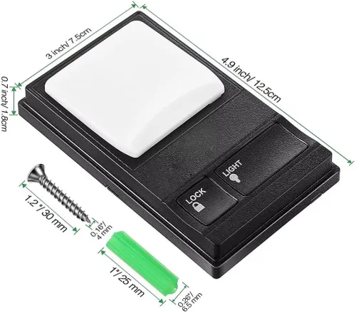 Vista 3 de Panel de control de teclado de pared multifunción para LiftMaster 41A5273-1 78LM