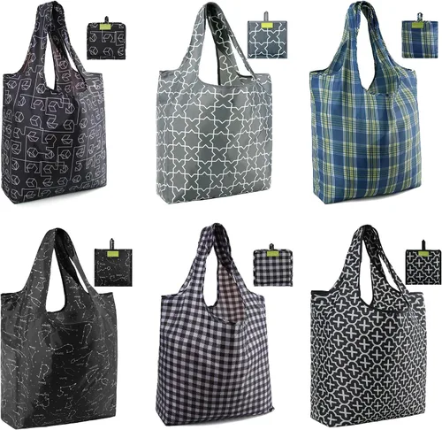 Vista 18 de Bolsas de la compra de animales reutilizables plegables bolsas de comestibles