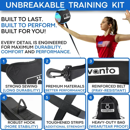 Vista 6 de OVANTO Volleyball Training Equipment Kit