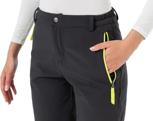 Vista 5 de Rdruko - Pantalones de nieve impermeables para mujer