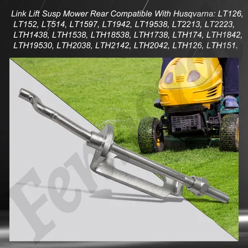Vista 5 de Fennoral 589464807 Link Lift Susp cortacésped trasero ASM 10.278 compatible con Husqvarna Craftsman A-riens Poulan AYP Deck Lift Link P/N 195181