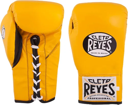 Vista 13 de CLETO REYES Safetec - Guantes de boxeo profesionales de competición para hombres y mujeres, MMA, Kickboxing, Muay Thai, con cordones