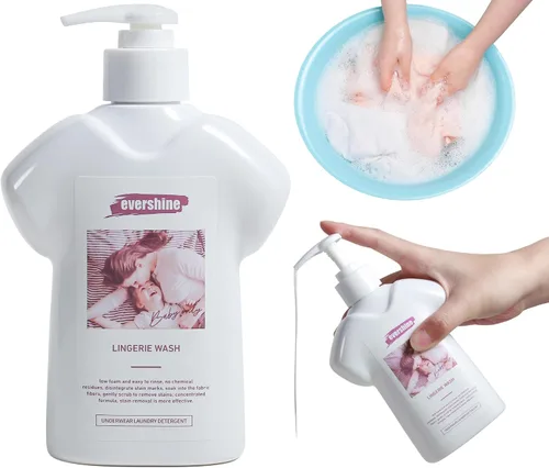 Vista 16 de Detergente de lencería - Doble concentrado, aroma a dama, delicado líquido de limpieza de ropa interior, 10.14 onzas líquidas (1, jazmín)